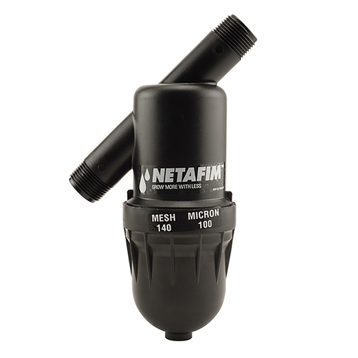 [00135-000030] Netafim Manual Disc Filter 3/4 in MPT x MPT 140 Mesh 1-17GPM