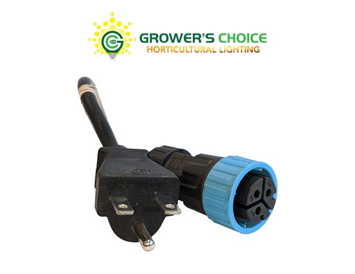 [M-25] Grower's Choice M-25 240V Adapter Cord, 8 ft
