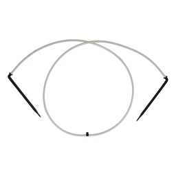 [40201-001800] Netafim 2-Way Flat MOD Manifold with Drip Stakes &amp; Tubing (1=25/Bundle) 3 ft