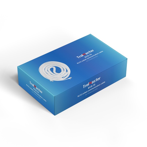 [ECS-10] TrolMaster RJ12 25' Coiled Communication Cable