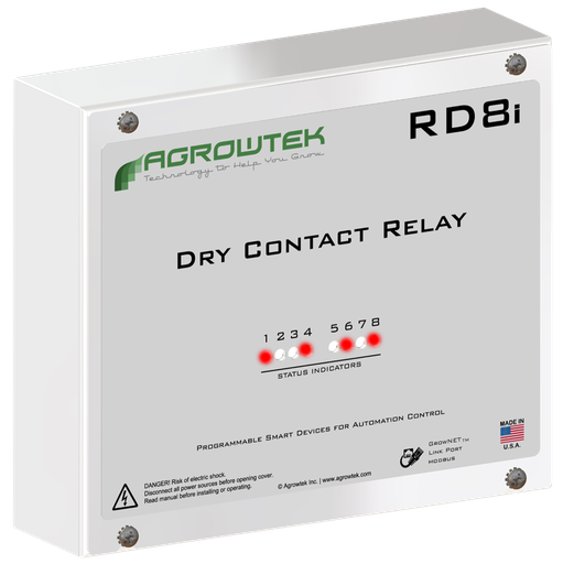 [RD8i] Agrowtek GrowControl RD8i Intelligent 8-Contact Relay