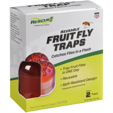 [SRSFFTR2SF5] RESCUE!® Fruit Fly Traps  - 2pk