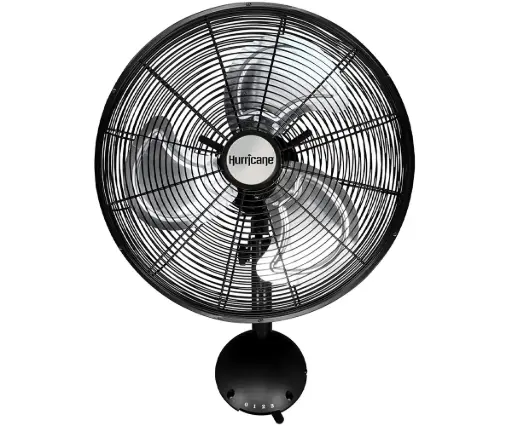 [HCN736484] Hurricane Pro High Velocity Oscillating Metal Wall Fan, 16in